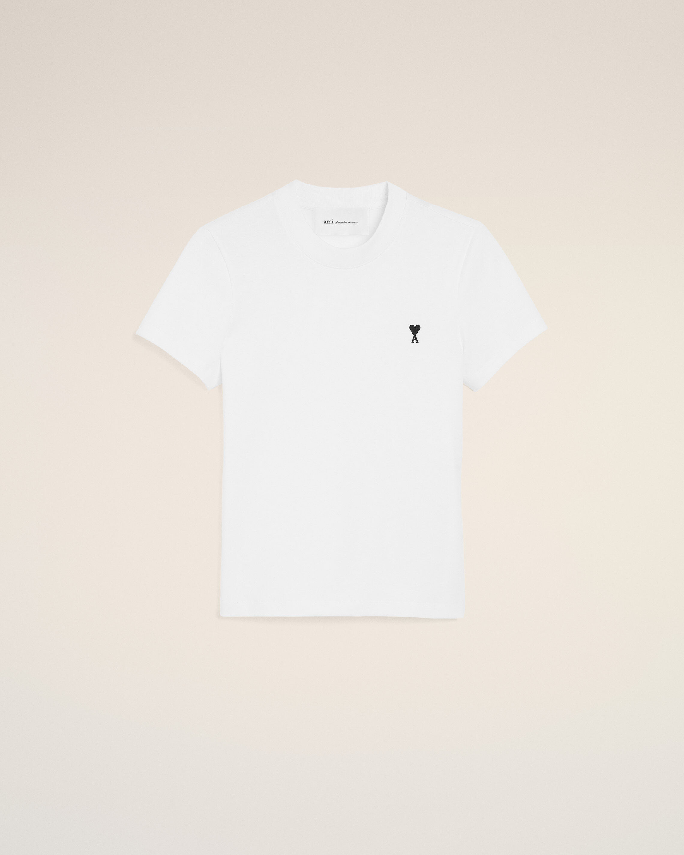 Ami Alexandre Mattiussi Ami Ami De Coeur Crewneck T-shirt In White