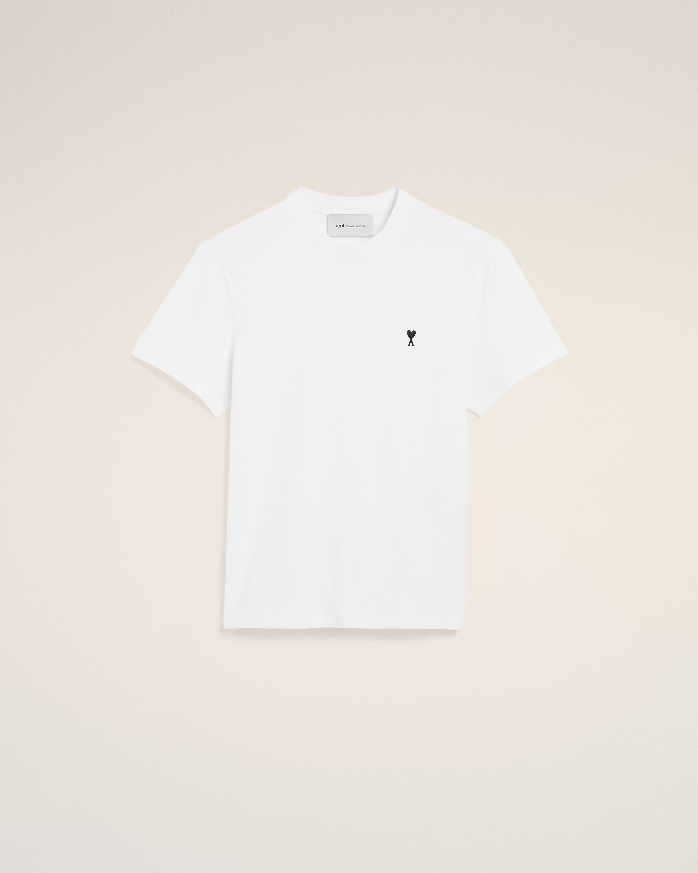 Ami Alexandre Mattiussi Ami Ami De Coeur Crewneck T-shirt In White