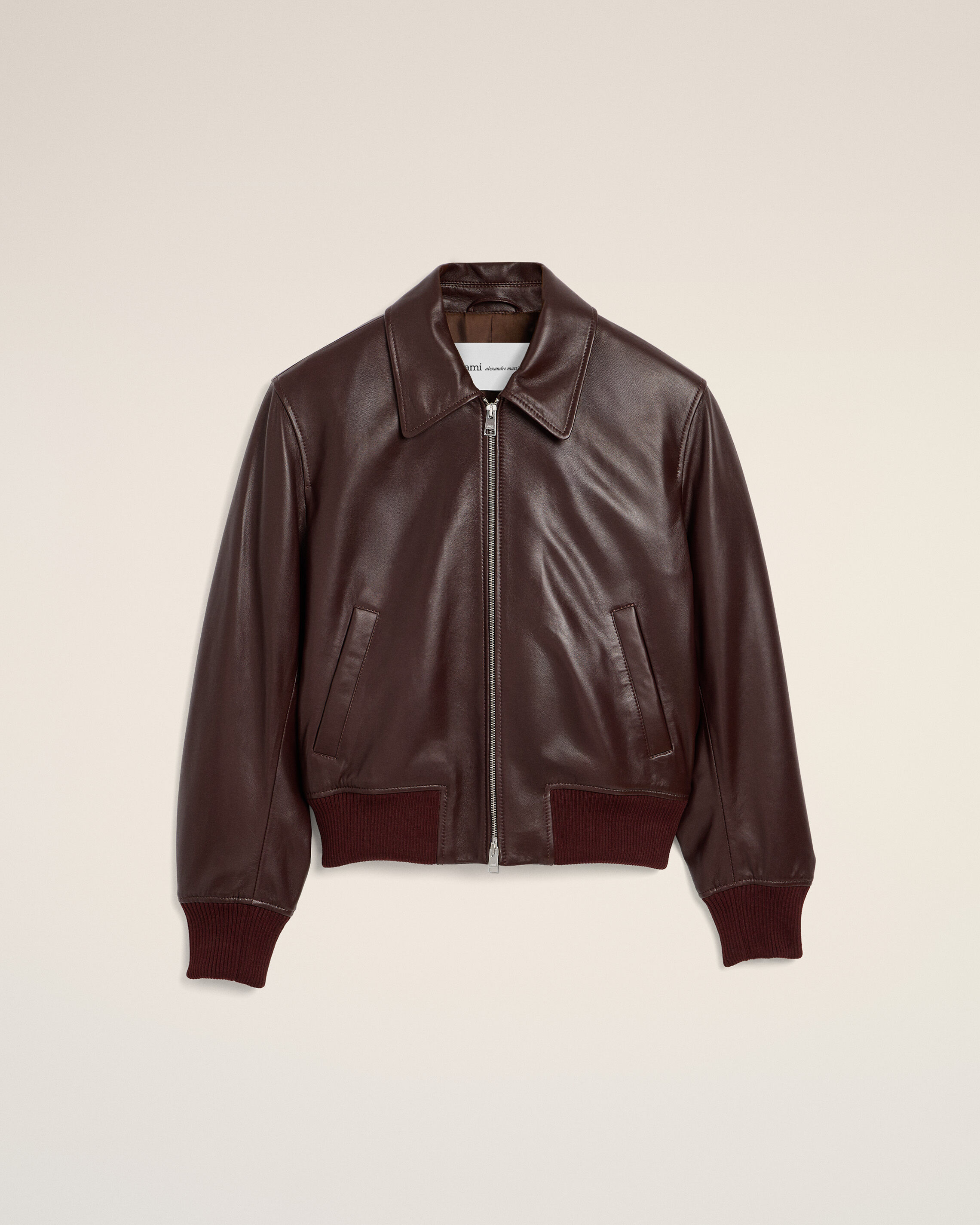 Ami Paris Donna Giacca In Pelle Marrone It Taglia 44- Mytheresa - Immagine 3