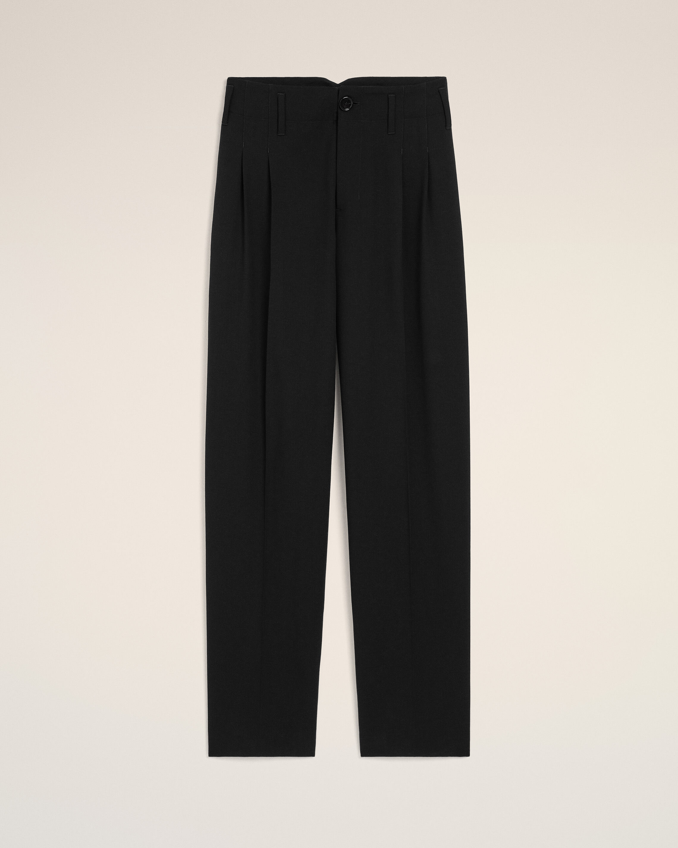 Ami Paris Donna Nero - Pantaloni In Lana - Trousers - S - Immagine 4