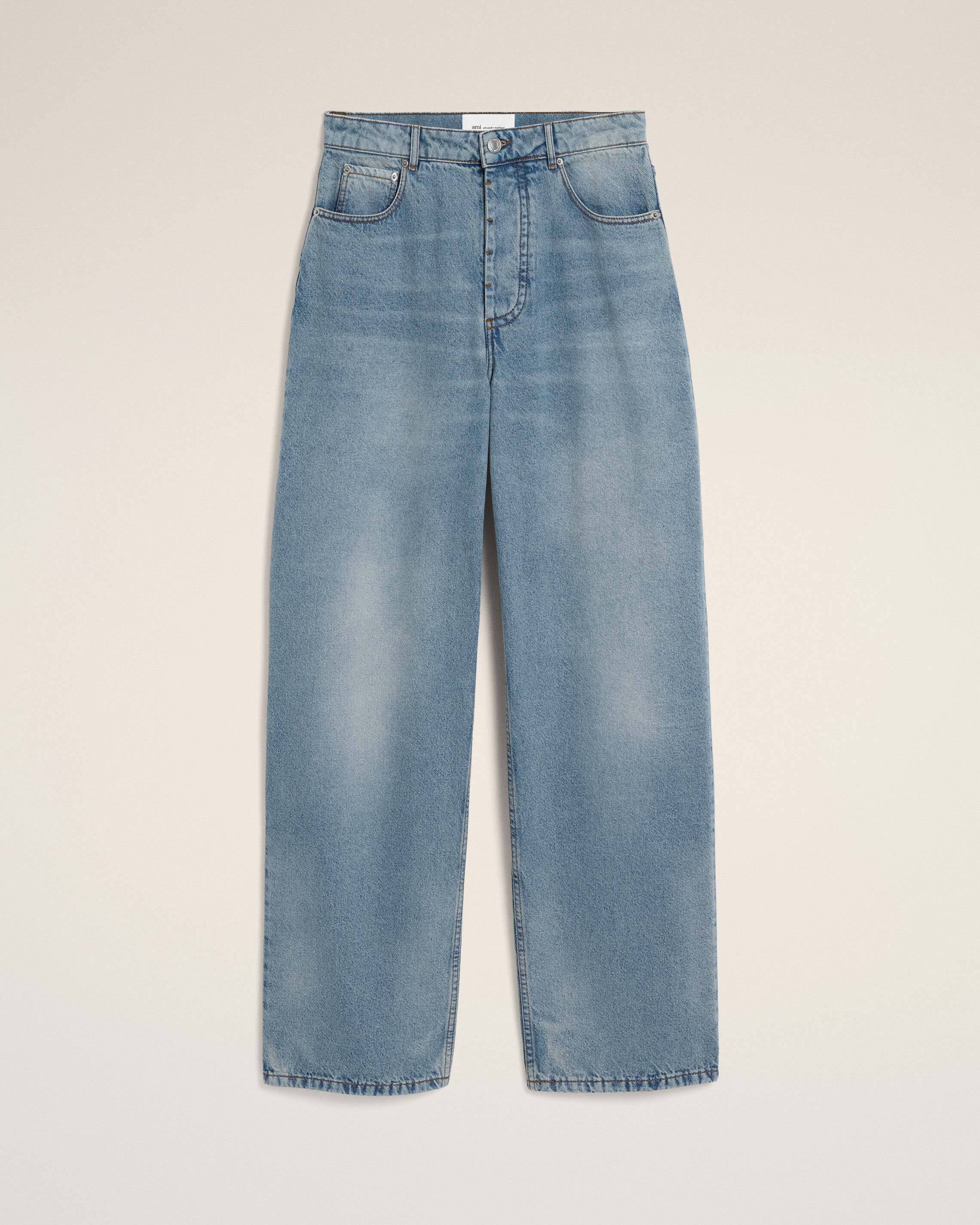 Ami Paris Uomo Blu - Loose-Fit Jeans - Jeans - W34 - Immagine 2