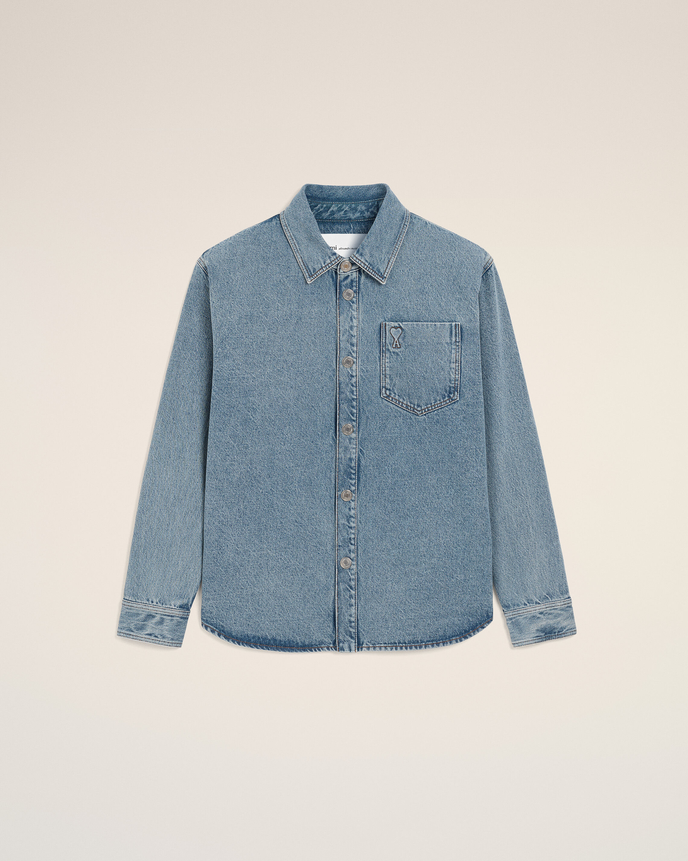 Ami Paris Uomo Blu Magliette, L, New, - Immagine 3