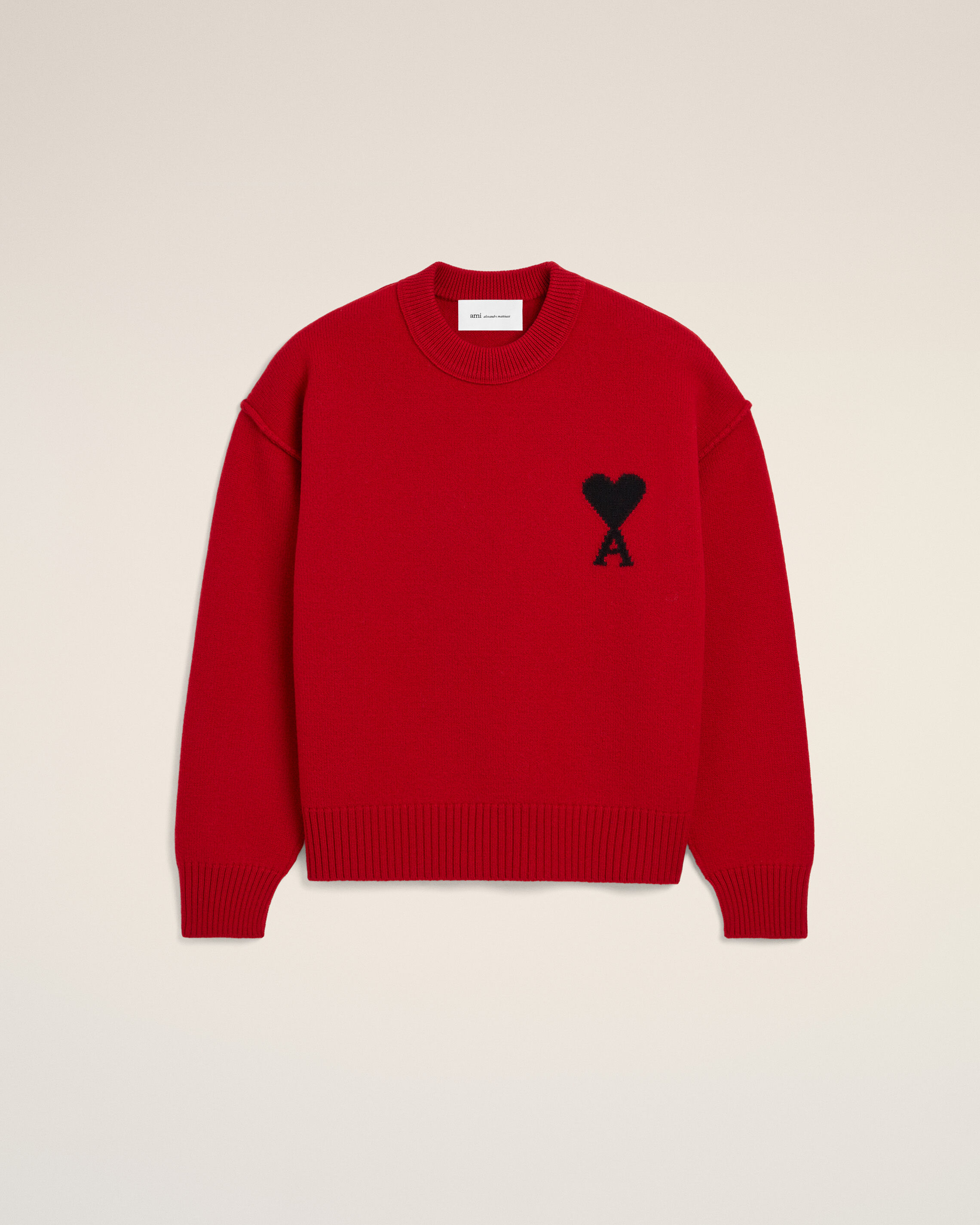 Ami Paris Uomo Rosso Maglie, M, New, - Immagine 3