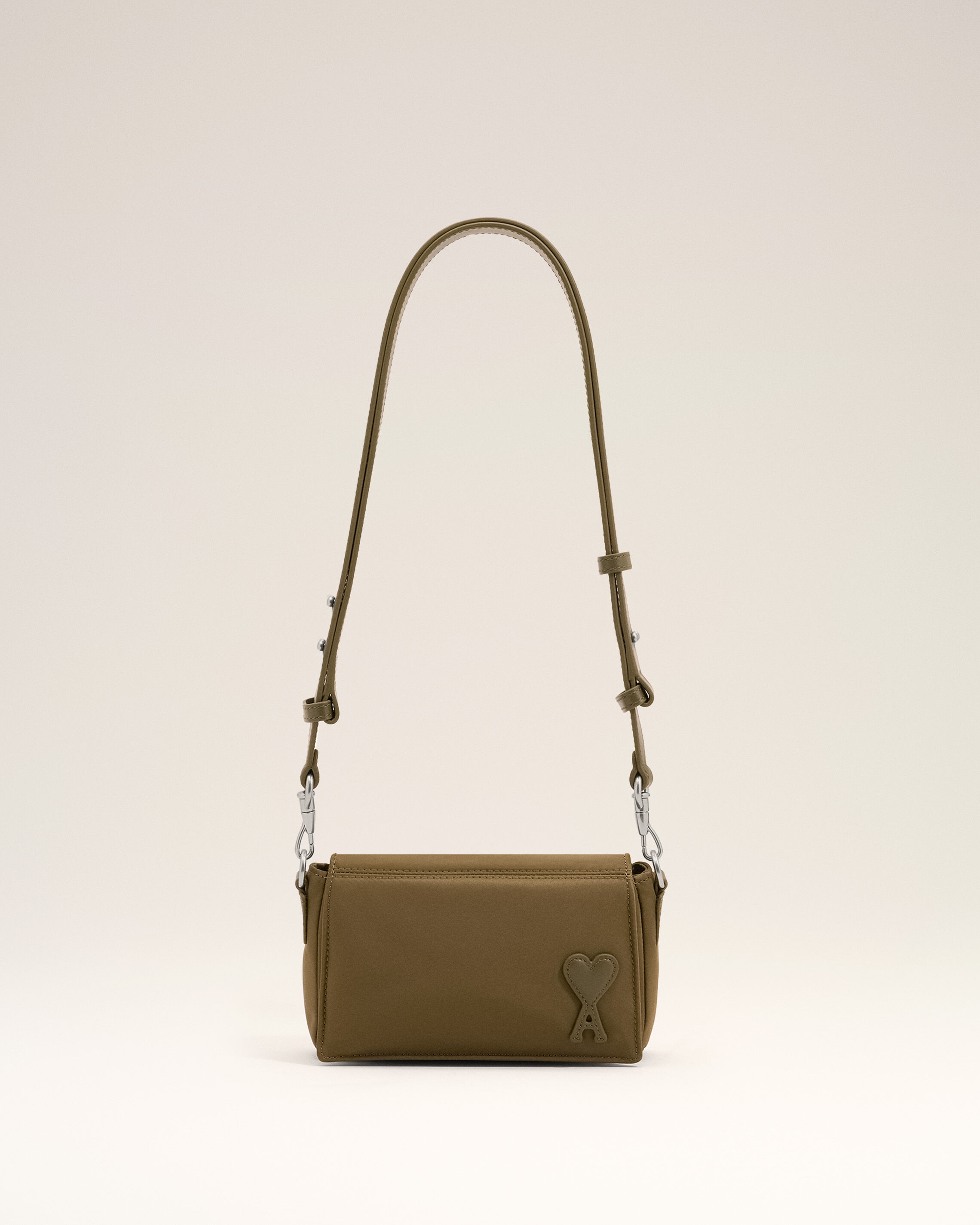 Ami Paris Unisex - Brown Nylon Marcel Lunch Box Bag Brown - Size: Os