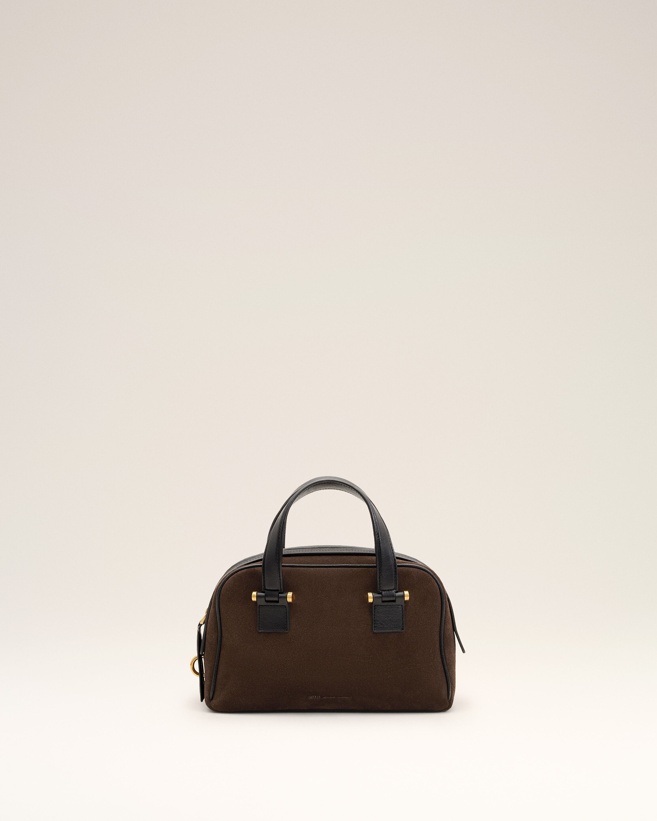 Ami Paris Donna Marrone - Georges Small Bowling Bag - Bags - One Size - Immagine 2
