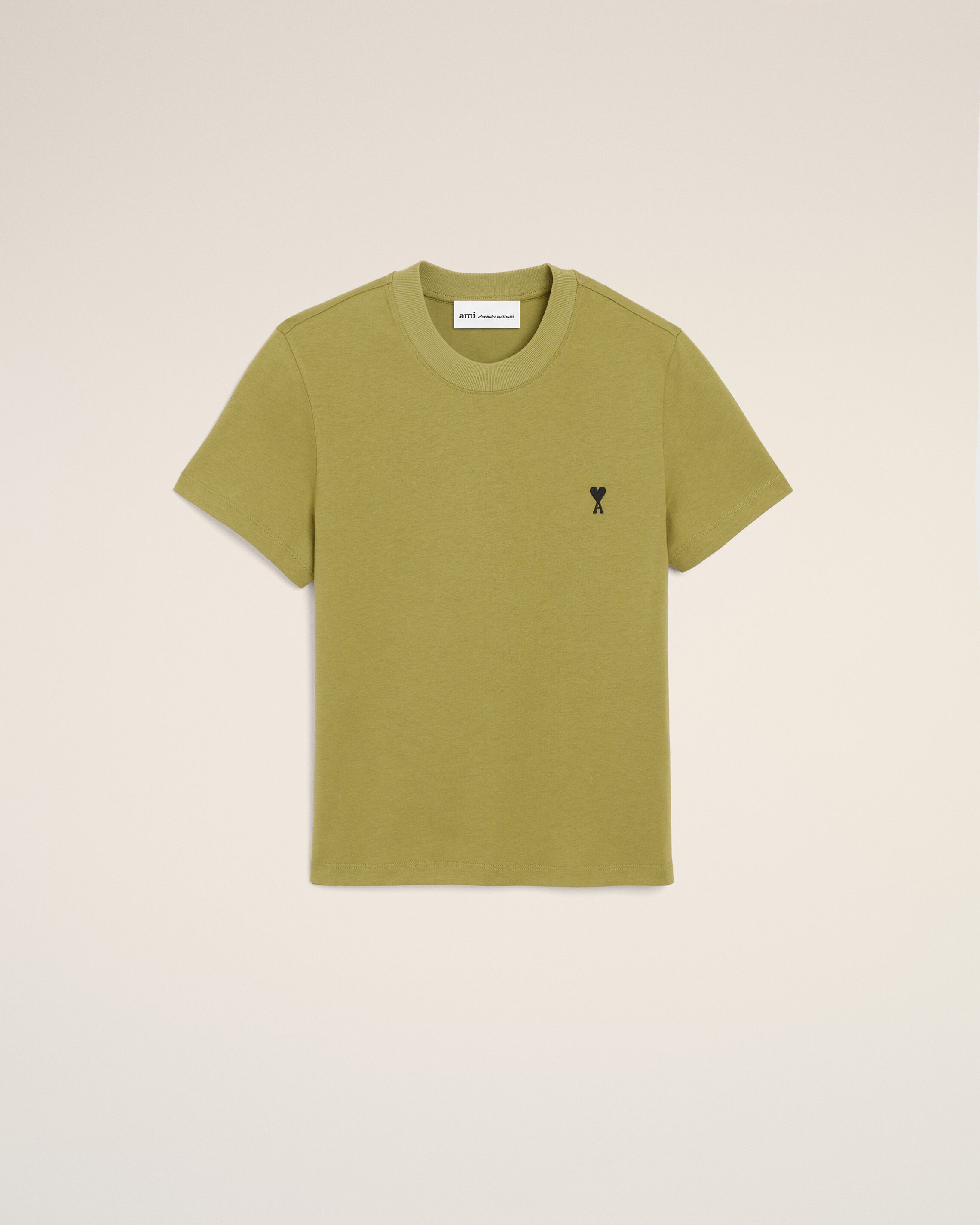 Ami Alexandre Mattiussi Cotton T-shirt In Green