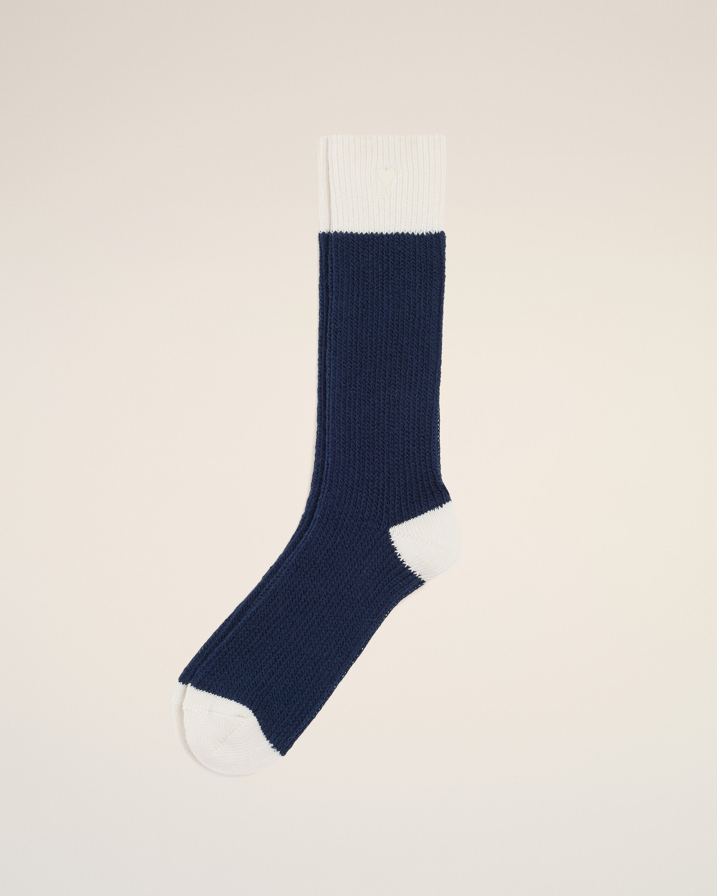 Ami Paris - Blue And White Cotton Socks Blue - 35-38 - Size 35 Mainmaterial:cotton/Polyamide/Elastane,Mainmaterial:cotton/Polyamide/Elastane Unisex